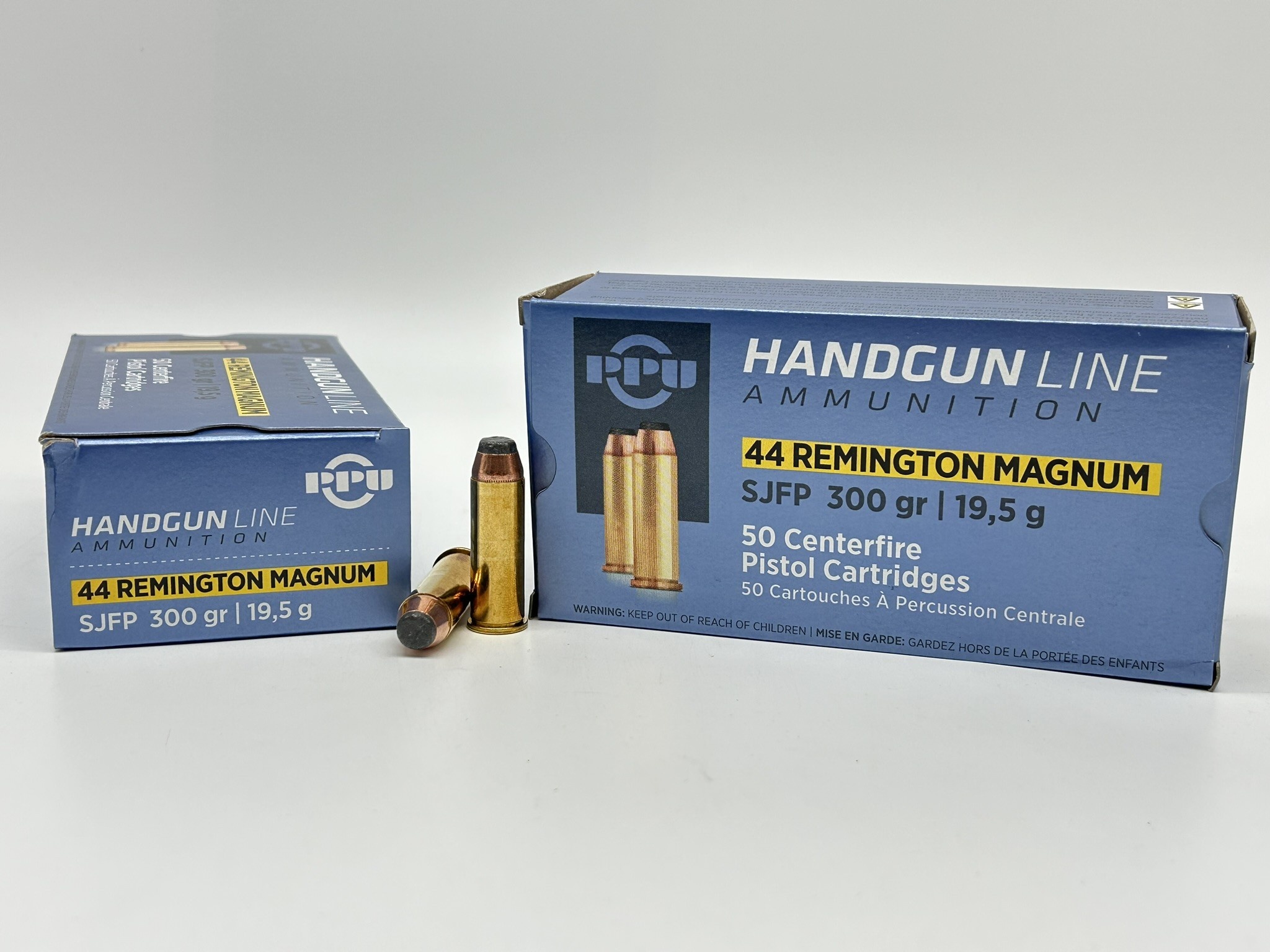 .44 Magnum - PPU 300gr Semi Jacketed Soft Point - 50 Round Box 