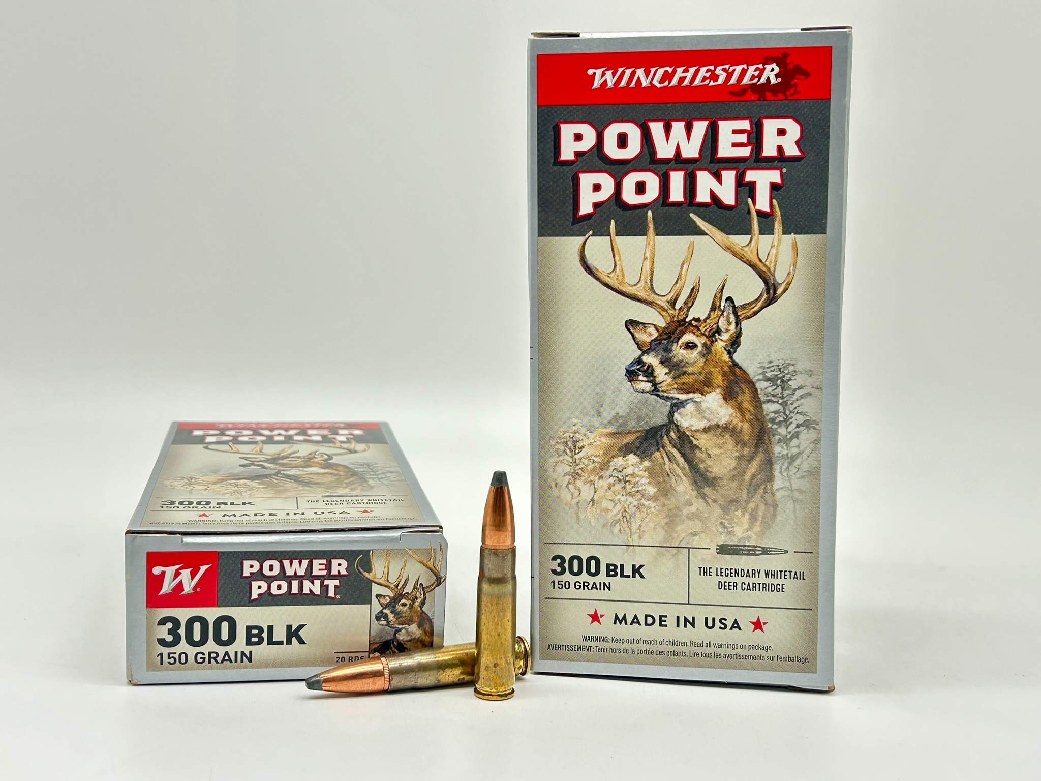 Winchester 300 Blackout Power Point 150gr Soft Point - 20 Rounds - Image 1
