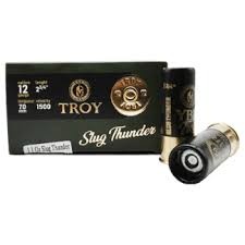 Troy 12 Gauge Slug Thunder 2 3/4" 1.1 oz. Rifled Slug - 10 Rounds