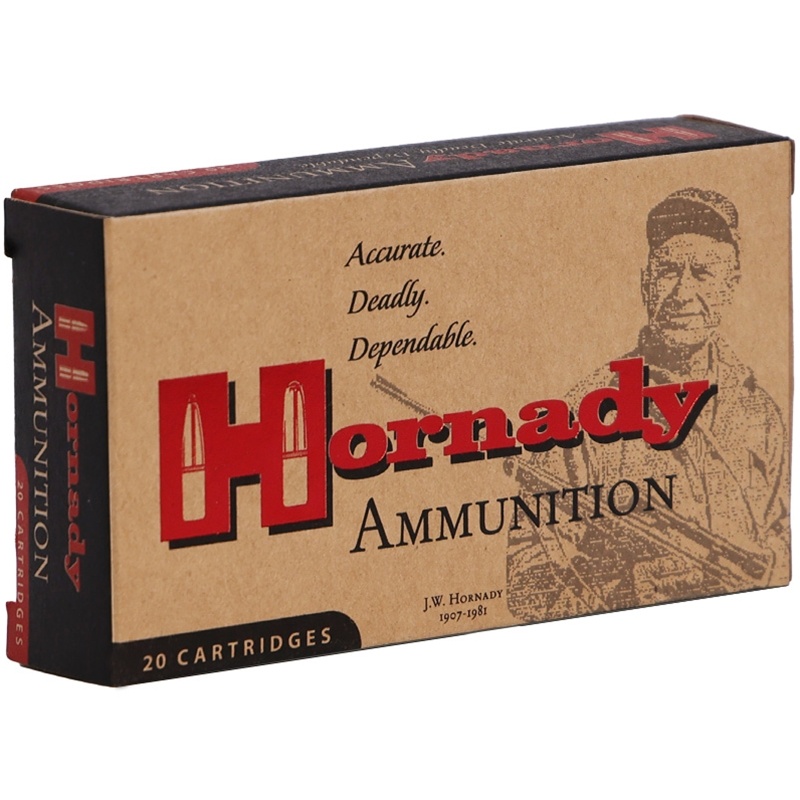 .250-3000 Savage - HORNADY CUSTOM 100GR INTERLOCK SOFT POINT - 20 ROUND BOX