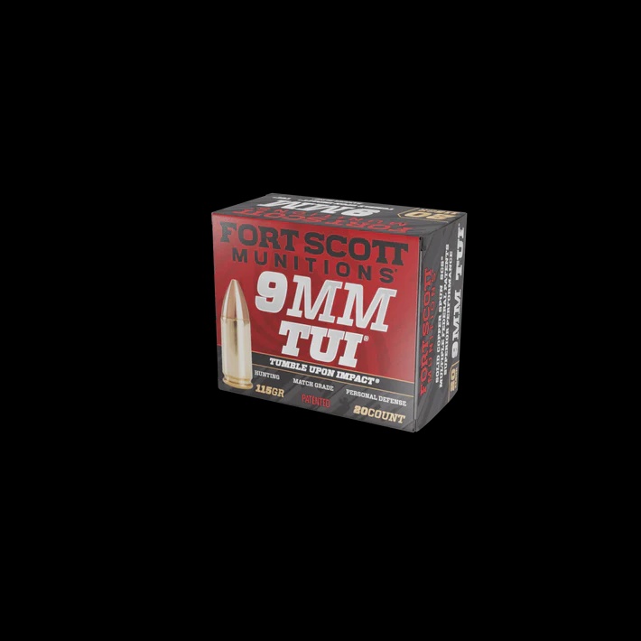 FORT SCOTT MUNITIONS BRASS CASING  9MM 115GR TUI 20RD BOX - Image 1