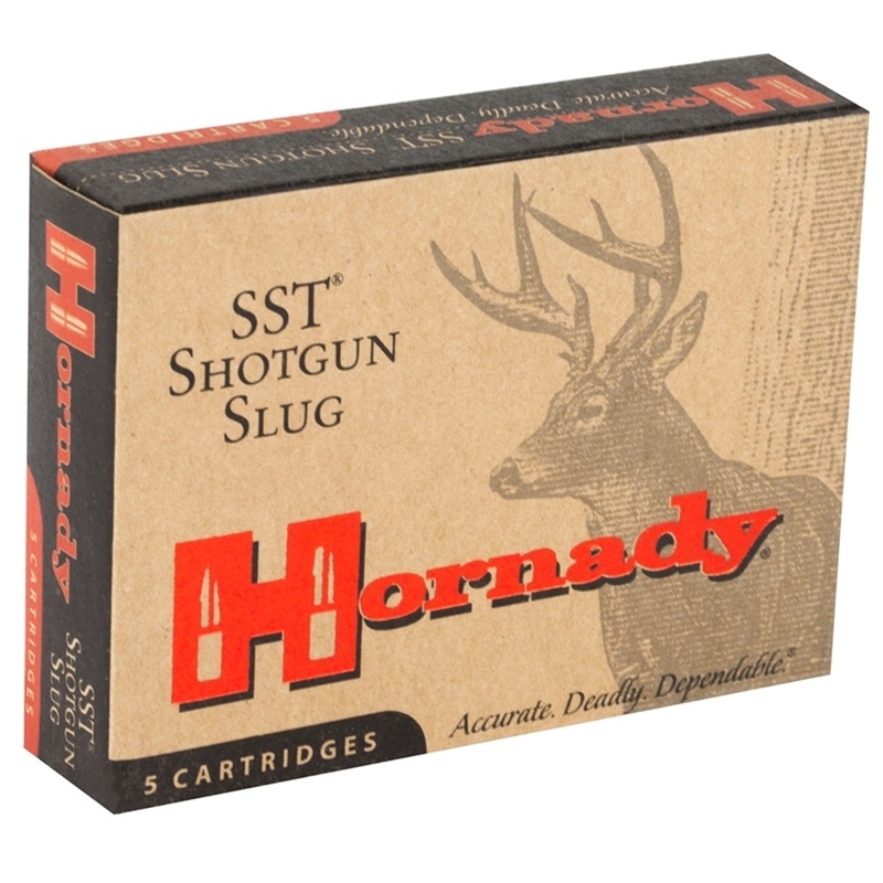 20 Gauge - HORNADY 2 3/4IN 250GR SST SABOT SLUG - 5 ROUND BOX
