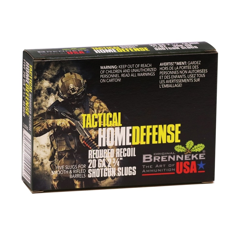BRENNEKE TACTICAL HOMEDEFENSE 20GA 2.75IN 3/4OZ 1250FPS 5RD BOX