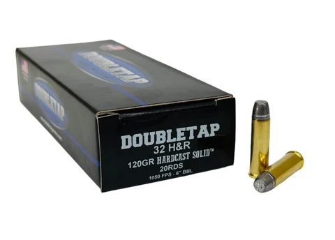 DOUBLETAP 32 H&R MAG 120GR HARDCAST SOLID BRASS CASED 20RD BOX - Image 1