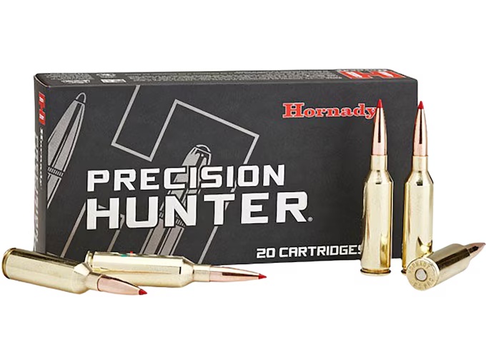 HORNADY PRECISION HUNTER 6.5PRC 143GR ELD-X BRASS CASED 20RD BOX  - Image 1