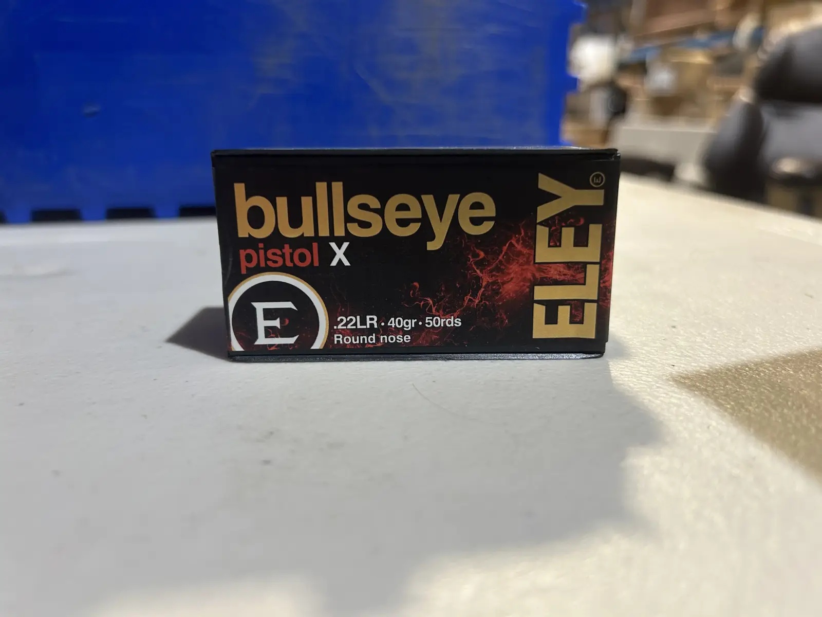 22LR - ELEY BULLSEYE PISTOL X 22LR 40GR LRN - 50 ROUND BOX