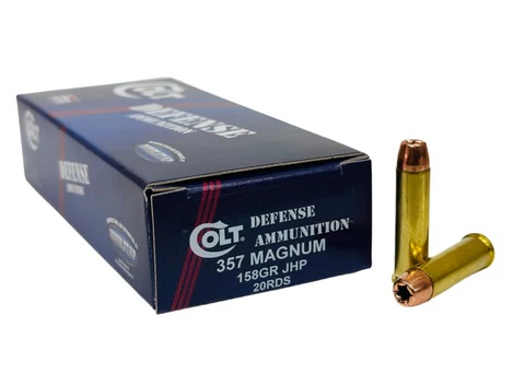 COLT DEFENSE 357 MAGNUM 158GR JHP BRASS CASED 20RD BOX - Image 1