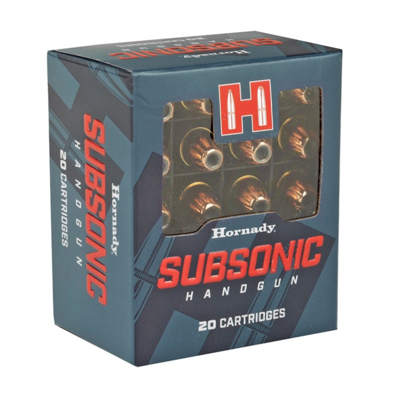 HORNADY SUBSONIC 40 S&W 180GR XTP JHP 20RD BOX