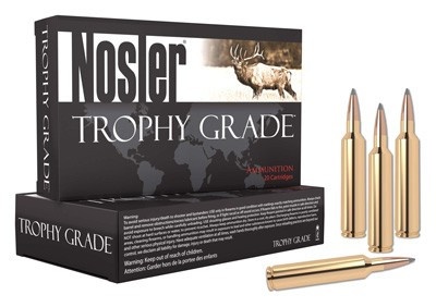 .26 Nosler - NOSLER TROPHY GRADE 129GR ACCUBOND LONG RANGE BRASS CASED - 20 ROUND BOX