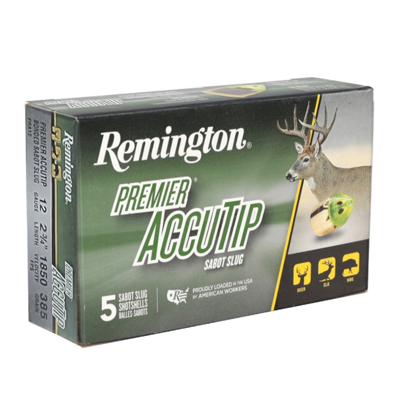 12 Gauge - Remington Ammunition PRA12 Premier Accutip 2.75" 385 GR - 5 ROUND BOX