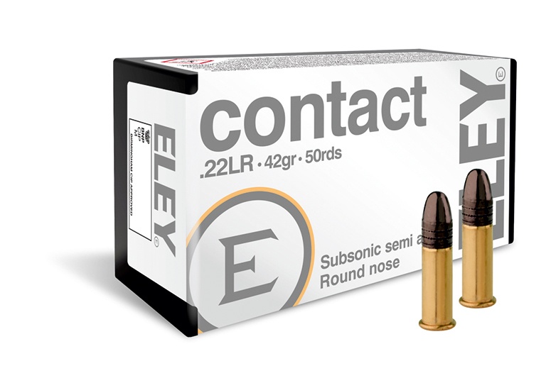 22LR - ELEY CONTACT 42GR SUB-SONIC RN - 50 ROUND BOX