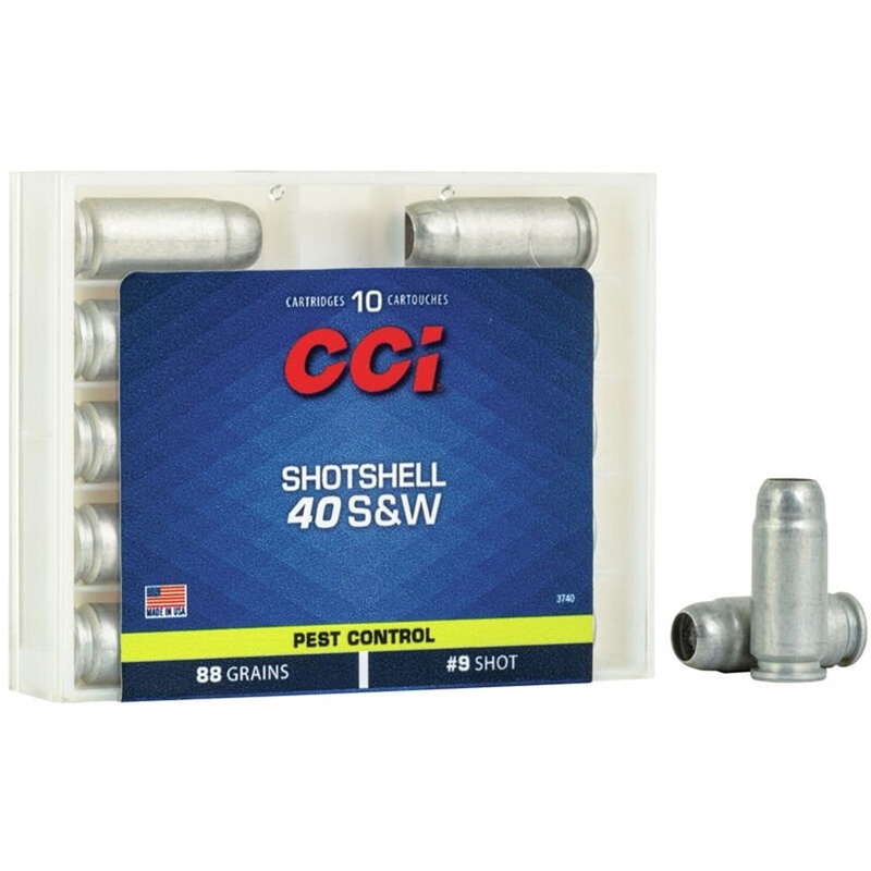 CCI 40 S&W 88GR SHOTSHELL #9SHOT 10RD BOX