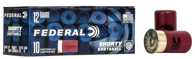 Federal SH129RS Shorty  12 Gauge 1.75" 1 oz Slug Shot 100rd case (10rdx10) - Image 1