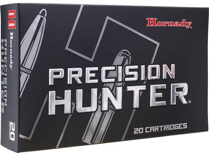 HORNADY PRECISION HUNTER 280 ACKLEY IMPROVED 162GR ELD-X BRASS CASED 20RD BOX  - Image 1