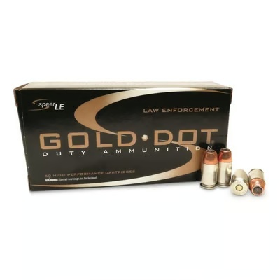 SPEER GOLD DOT 45 GAP 200GR GDHP NICKEL PLATED BRASS 50RD BOX - Image 1