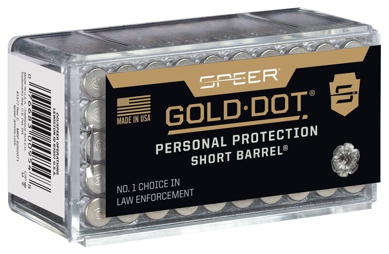 22 MAG - CCI SPEER GOLD DOT SHORT BARREL 40GR SHORT BARREL HOLLOW POINT - 50 ROUND BOX