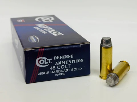 COLT DEFENSE 45 COLT 255GR HARDCAST SOLID BRASS CASED 20RD BOX - Image 1