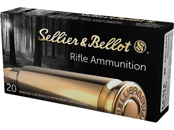 Sellier & Bellot SB6552RA Rifle  6.5x52mmR 117 gr Soft Point (SP) 20 Bx/ 25 Cs - Image 1