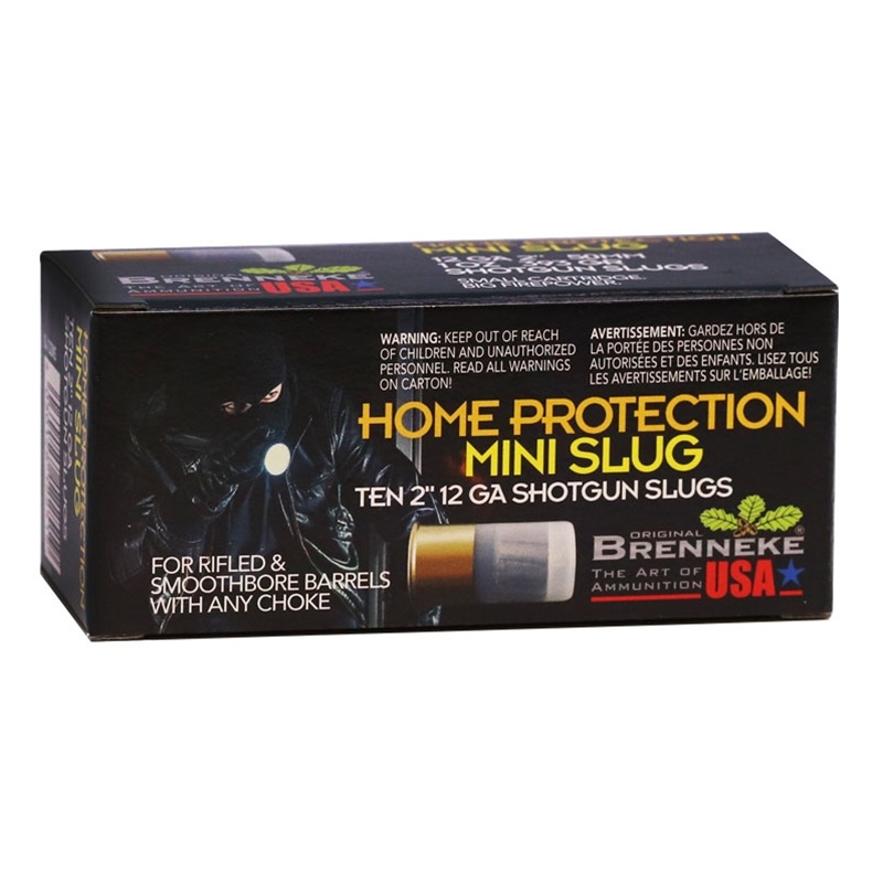 BRENNEKE MINI SLUG 12GA 2IN 1OZ 393GR SLUG 10RD BOX