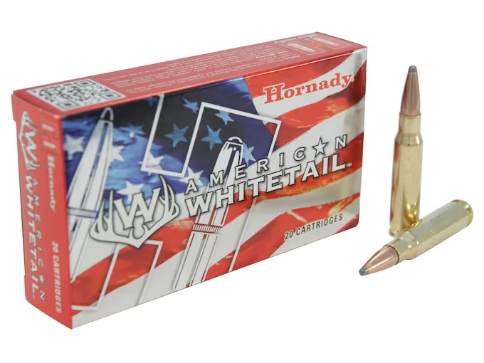 HORNADY AMERICAN WHITETAIL 308 WIN 165GR SP BRASS CASED  20RD BOX  - Image 1