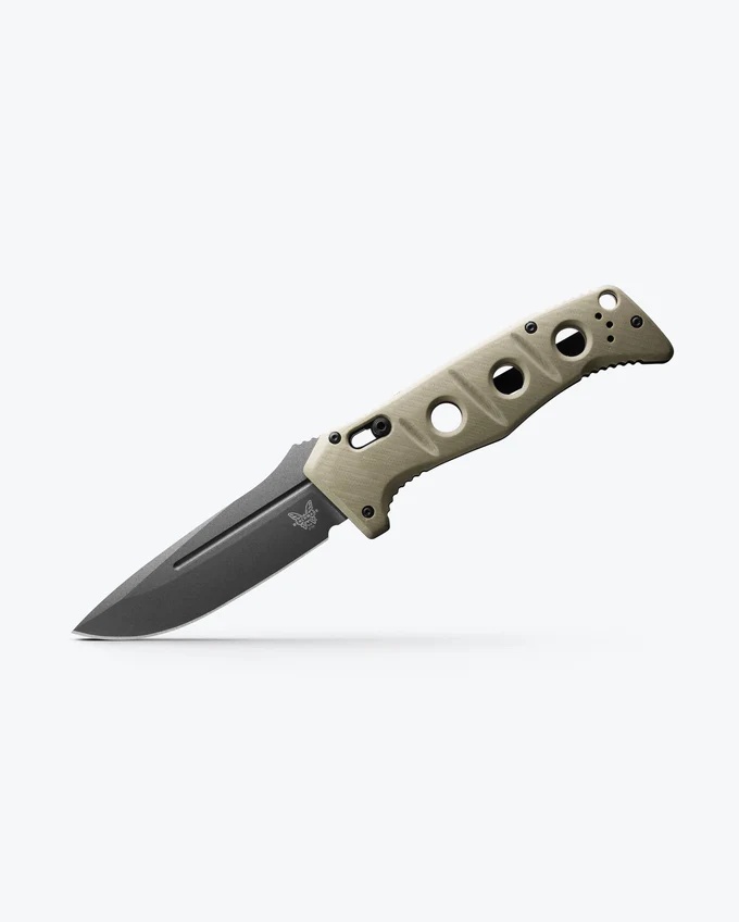 BENCHMADE Auto Adamas® | Desert Tan G10 | Drop-point - Image 1