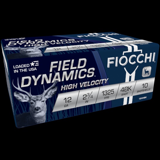 FIOCCHI 12 GA 2.75IN 27PLT NUMBER #4 NICKEL-PLATED BUCKSHOT 10RD BOX