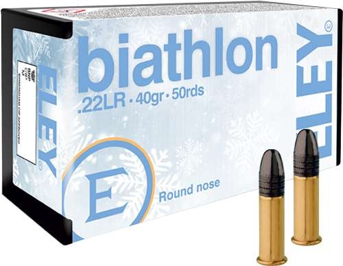 ELEY BIATHLON CLUB 22LR 40GR RN 50RD BOX