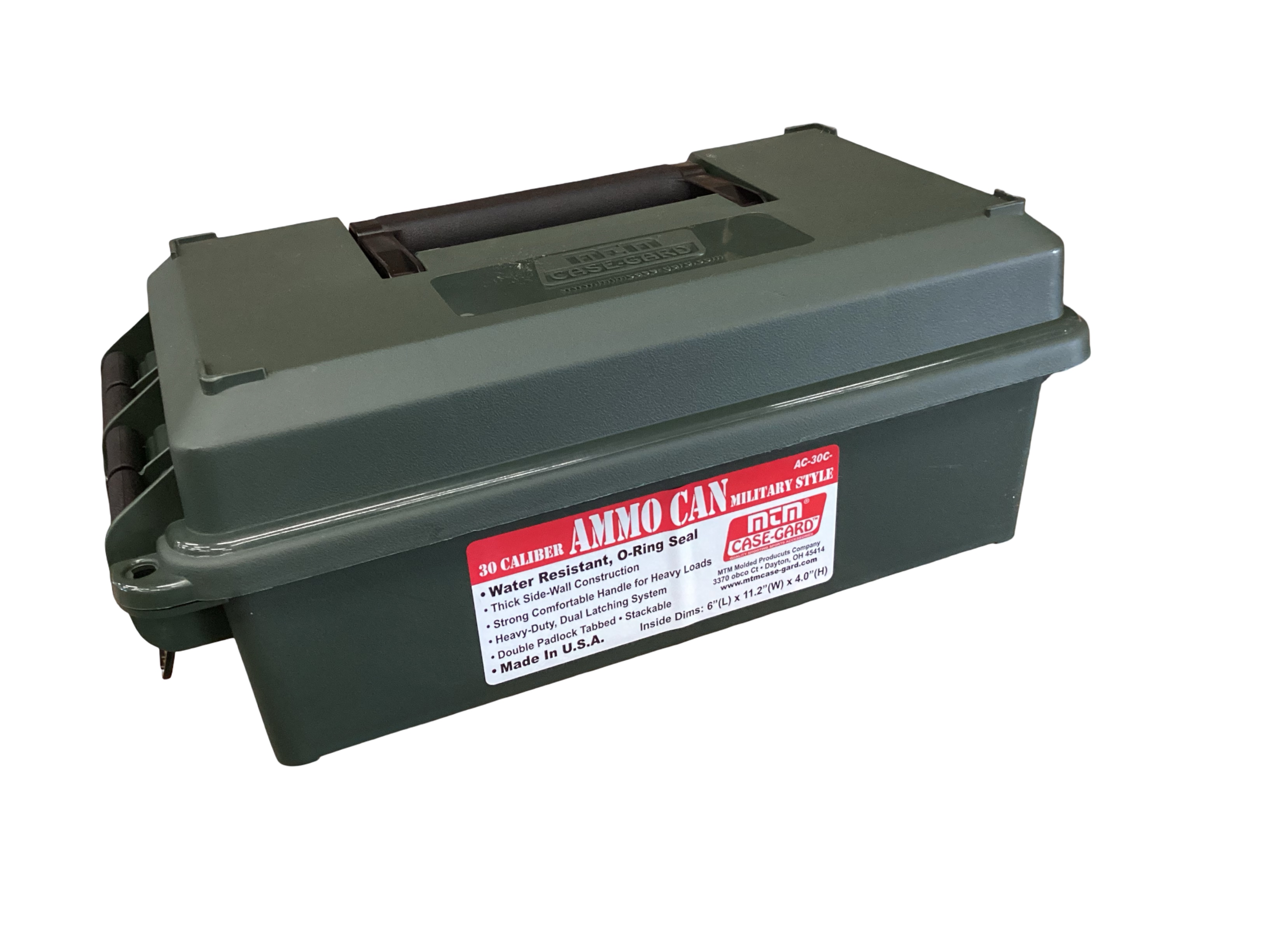 MTM 30 Caliber Plastic Cans (Forest Green)