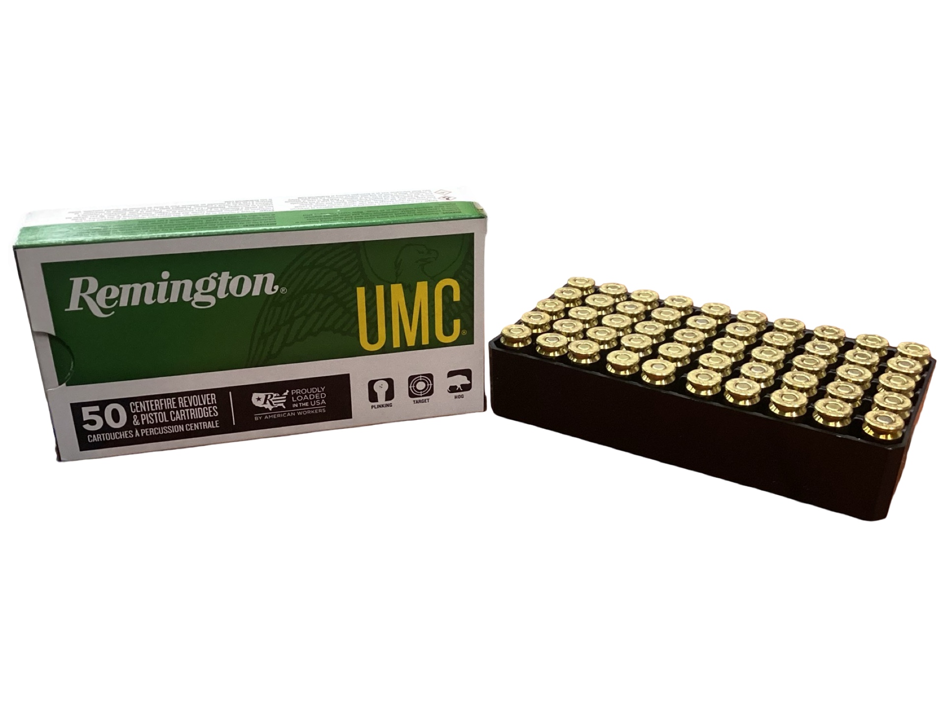40 S&W - Remington UMC 180 Gr Jacketed Hollow Point (L40SW) 50 Round Box  thumbnail 3