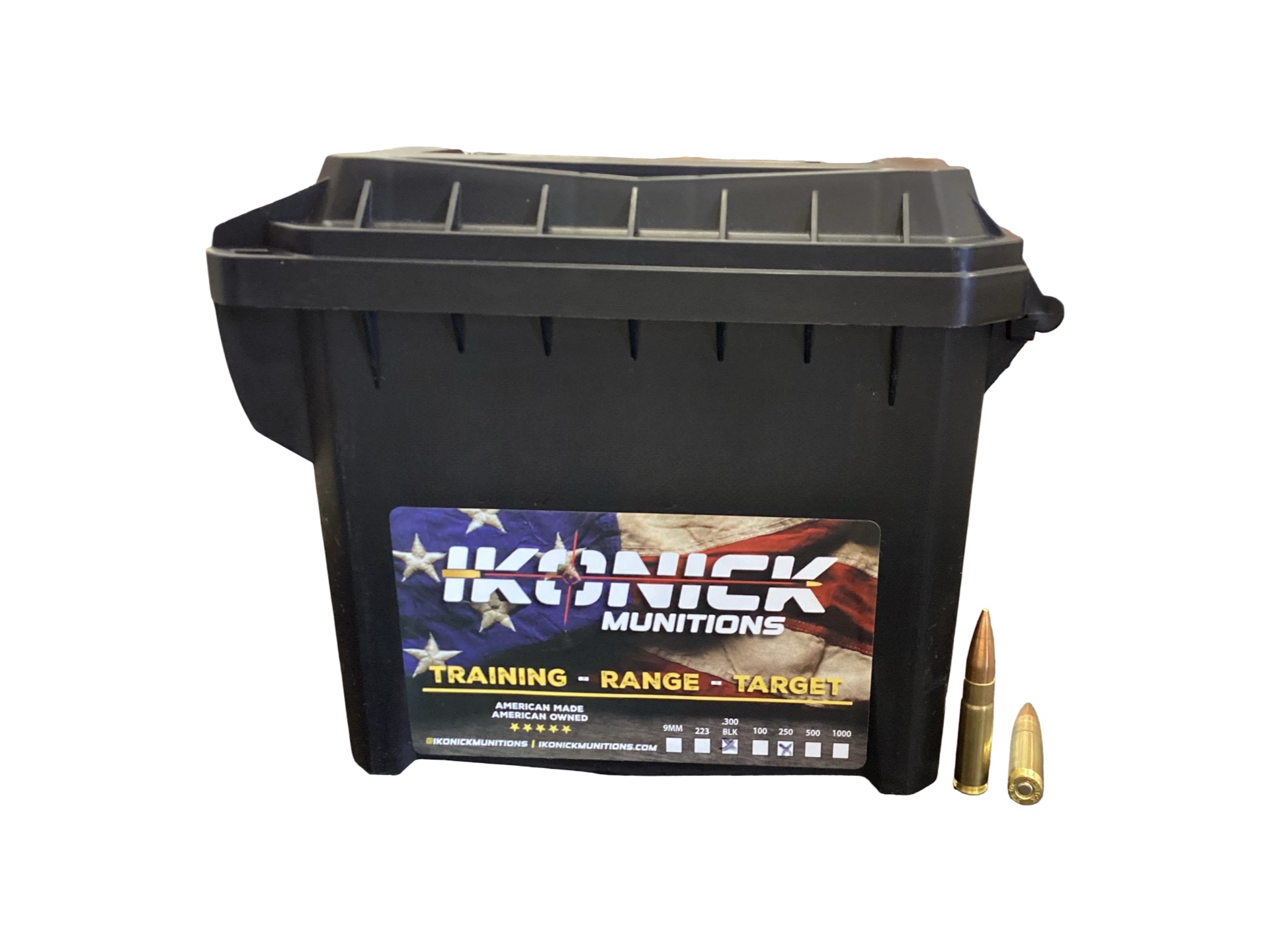 .300 AAC Blackout - IKONICK IU-300-147FM-C250 300BO 147GR FMJBT -  250 Round Can