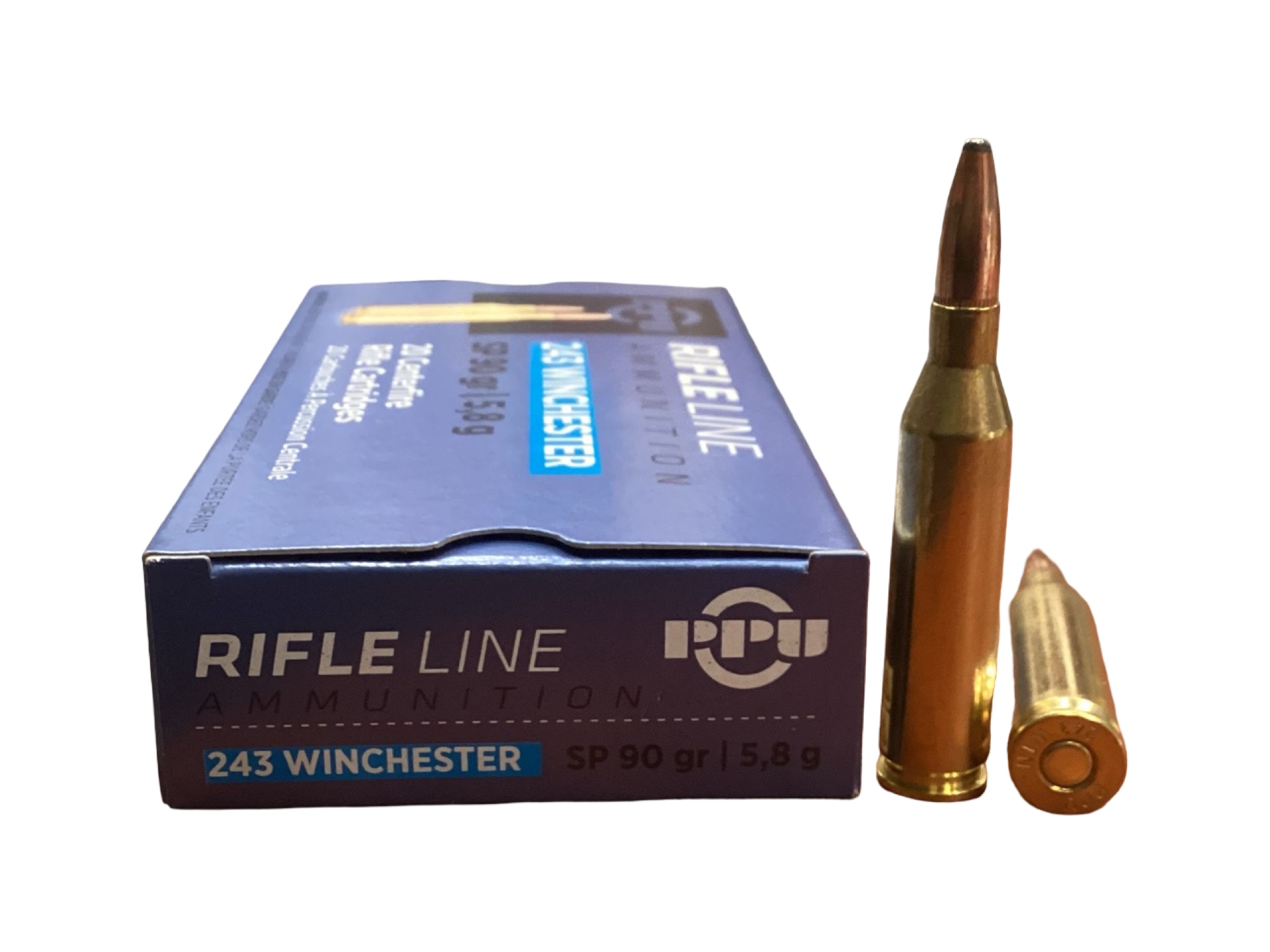 .243 Winchester - Prvi Partizan (PPU) 90 Grain Soft Point - 20 Round Box   - Image 1