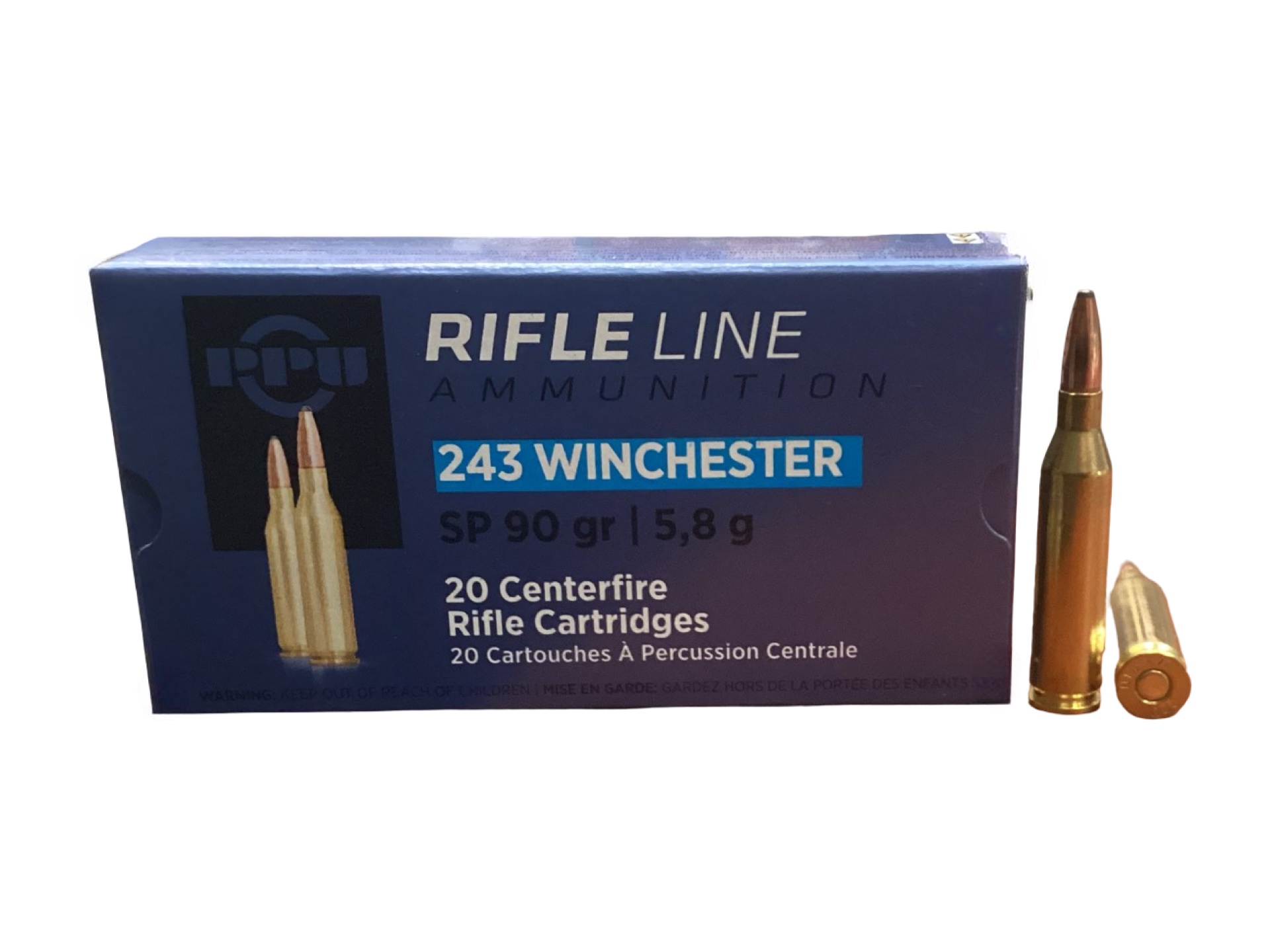 .243 Winchester - Prvi Partizan (PPU) 90 Grain Soft Point - 20 Round Box   thumbnail 2