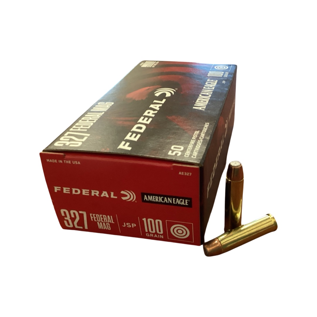 .327 Federal Magnum - Federal Premium American Eagle  85 Grain Jacketed Soft Point (AE327A) - 50 Round Box 