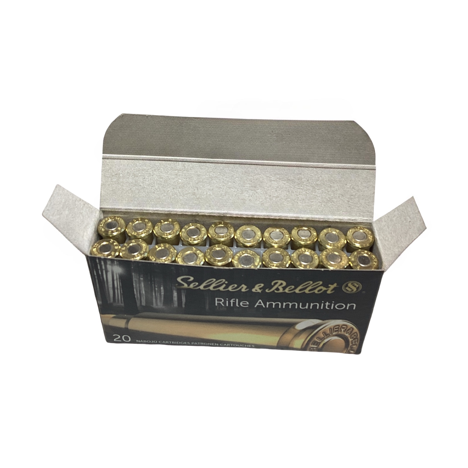 .22 Hornet Sellier & Bellot 45 Grain Soft Point (SB22HB) - 20 Round Box thumbnail 3