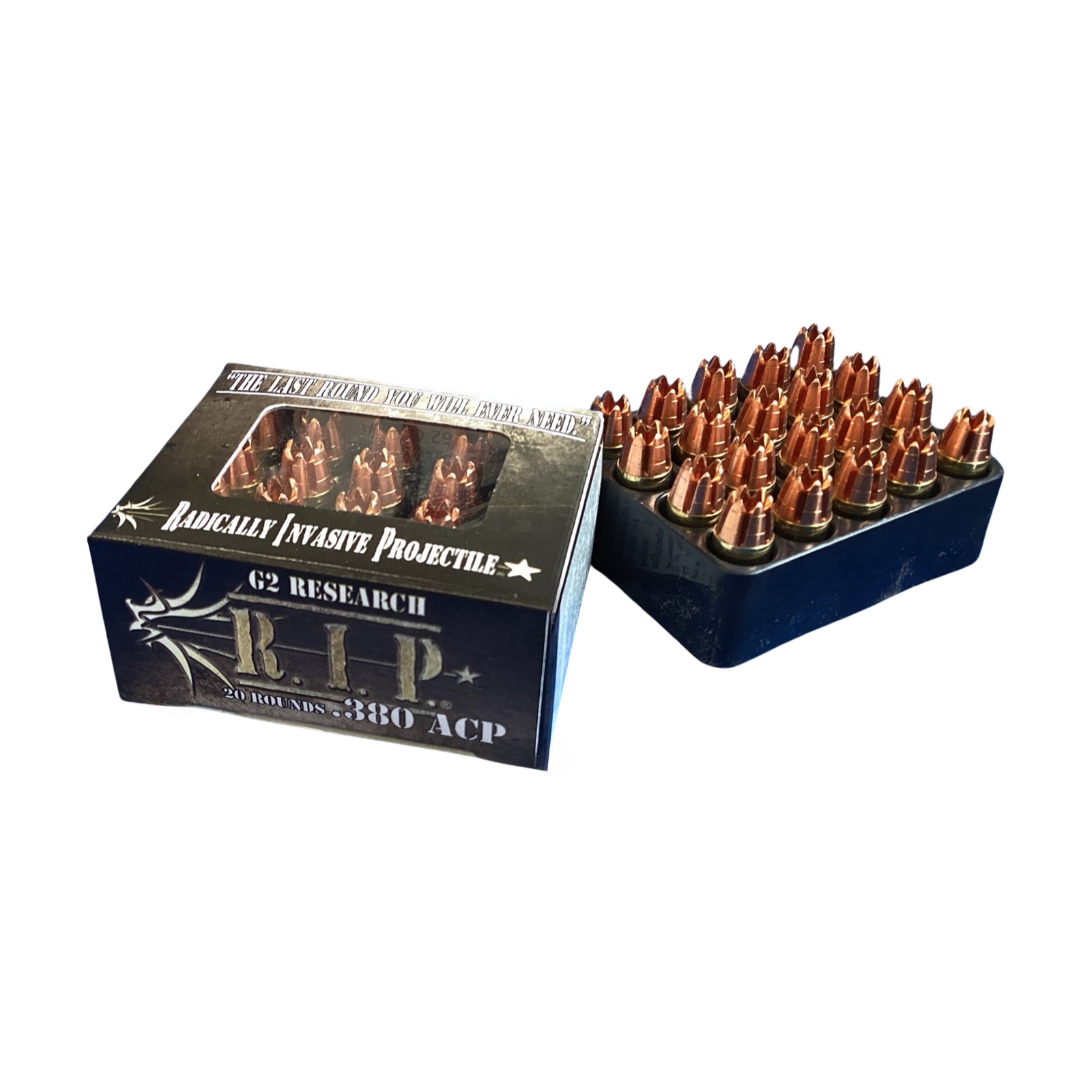 .380 ACP - G2 Research R. I. P.  62 GR. - Radically Invasive Projectile (380RIPBG) - 20 Round Box