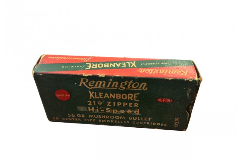 .219 Zipper - Remington Kleanbore - Hi Speed 56 Grain Mushroom Bullet (0219) - 20 Rounds