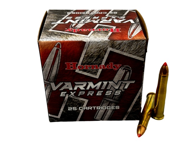 .22 Hornet Hornady Varmint Express 35 Grain V-Max Polymer Tip (8302) - 25 Round Box thumbnail 2