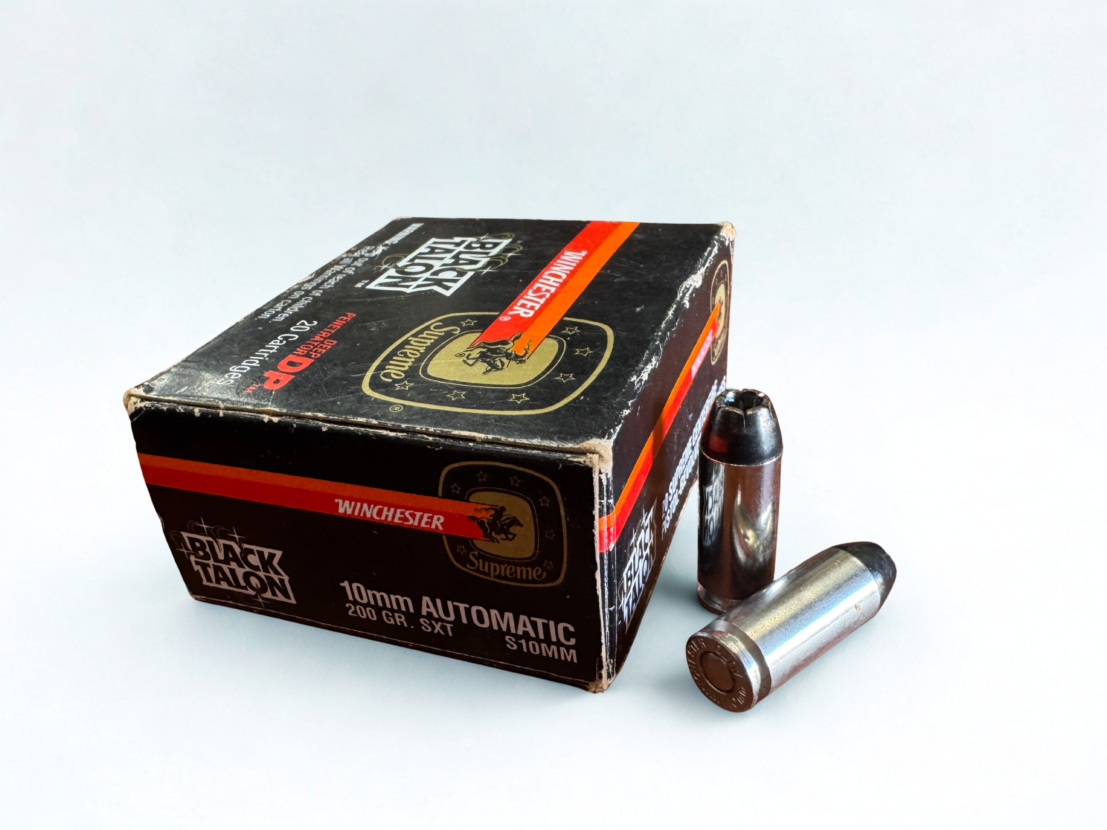 10MM - Winchester Supreme Black Talon 200 Grain SXT (S10MM) - 20 Round Box
