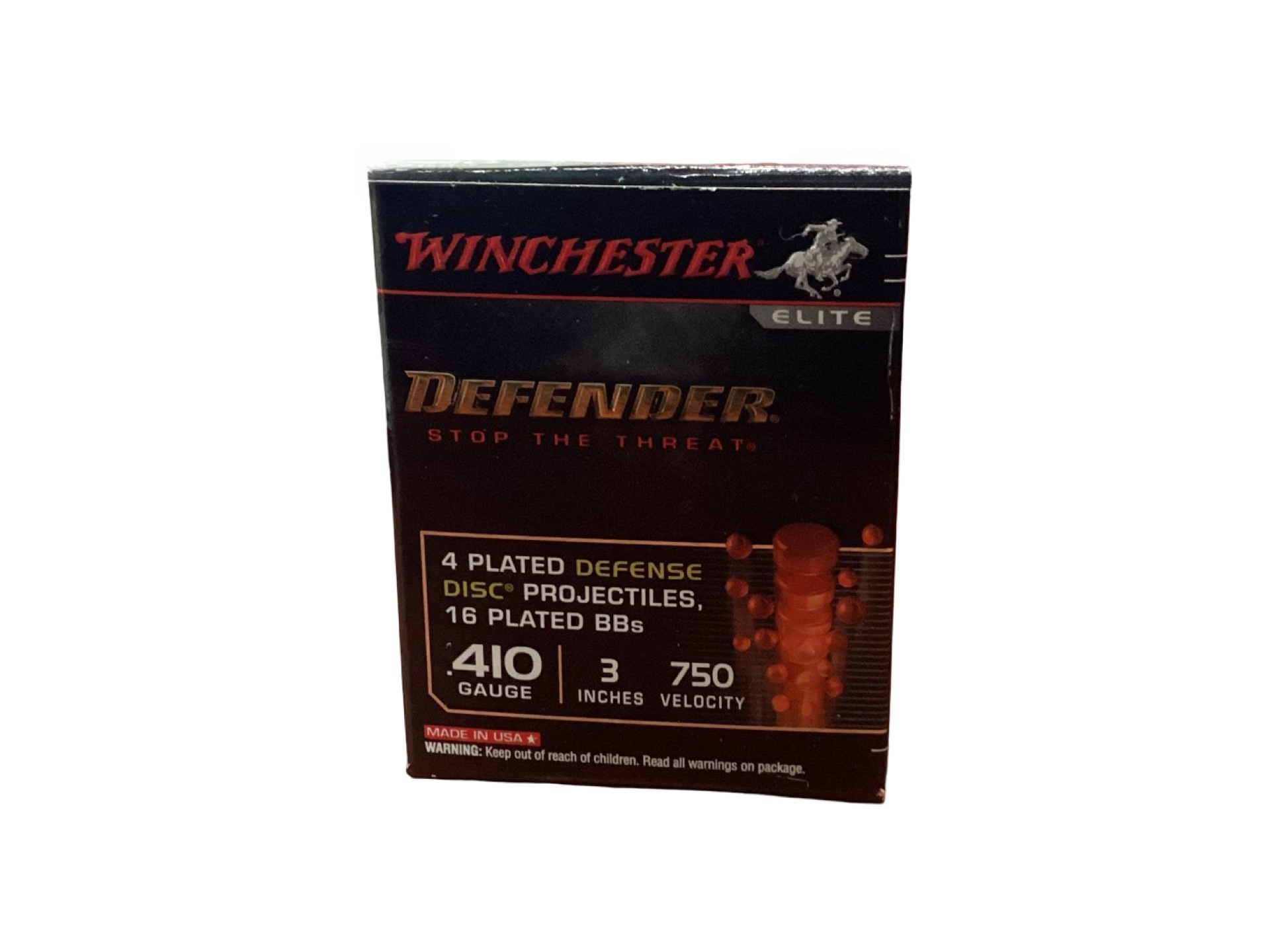 .410 Gauge - Winchester Elite PDX1 Defender 3 Inch. Personal Defense Loads (S413PDX1) - 10 Round Box