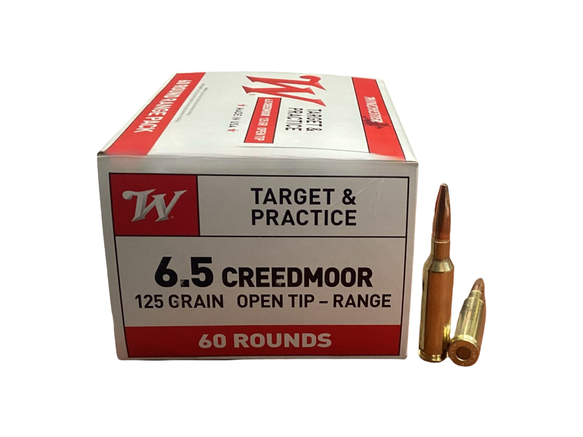6.5 Creedmoor - Winchester 125 Gr Open Tip 60 Round Box