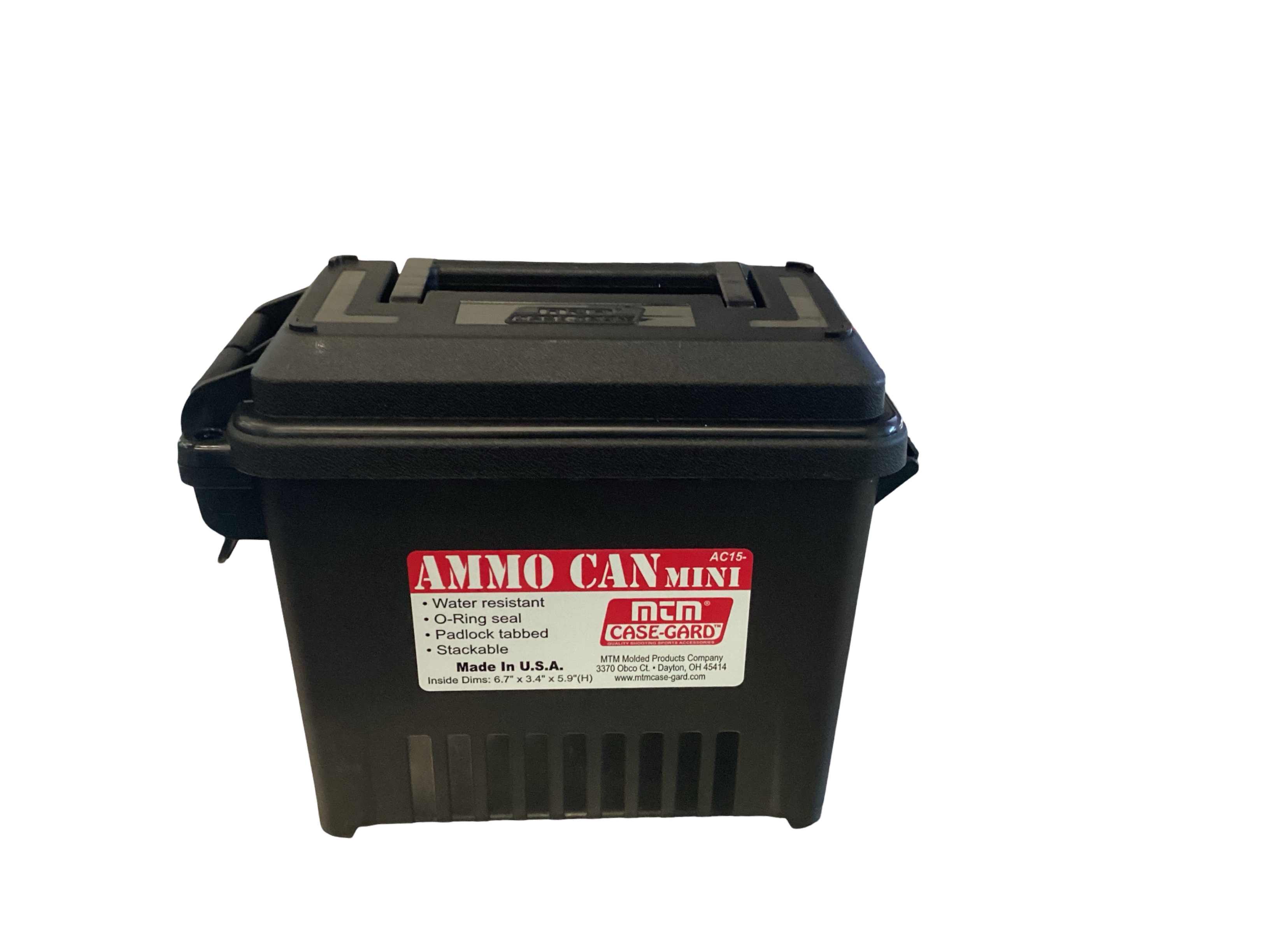 MTM Mini Can (Plastic) Black