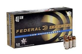 40S&W - Federal Premium LE 180gr HST Jacketed Hollow Point - 50 Rounds