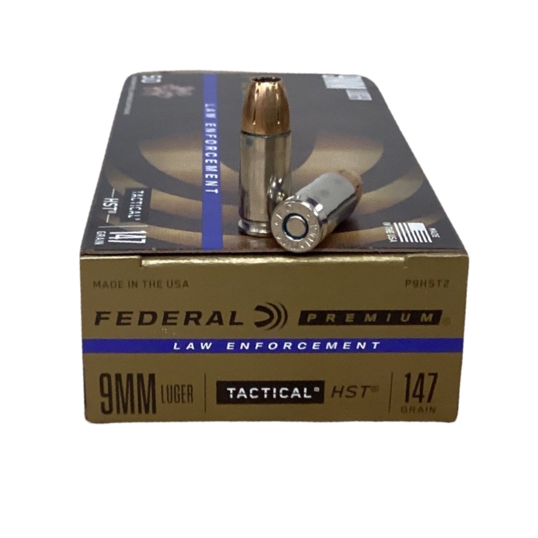 9MM - Federal HST 147 Grain Law Enforcement Hollow Point P9HST2- 50 Round Box thumbnail 2