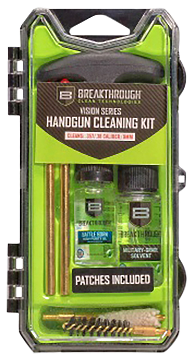 Breakthrough Clean BTECC9 Vision Series Cleaning Kit 9mm &amp; 38 Cal Pistol/9 Pieces Multi-Color