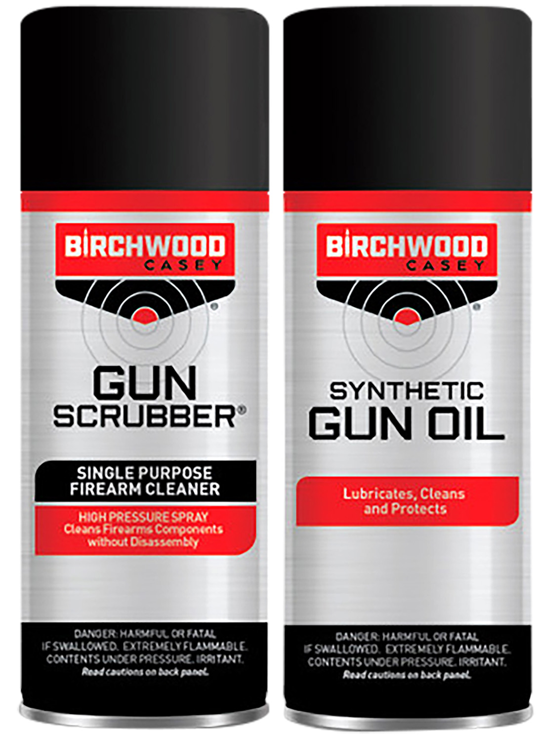 Birchwood Casey 33329 Gun Scrubber &amp; Synthetic Gun Oil Combo Pack 1.25 oz Aerosol 2 Pack