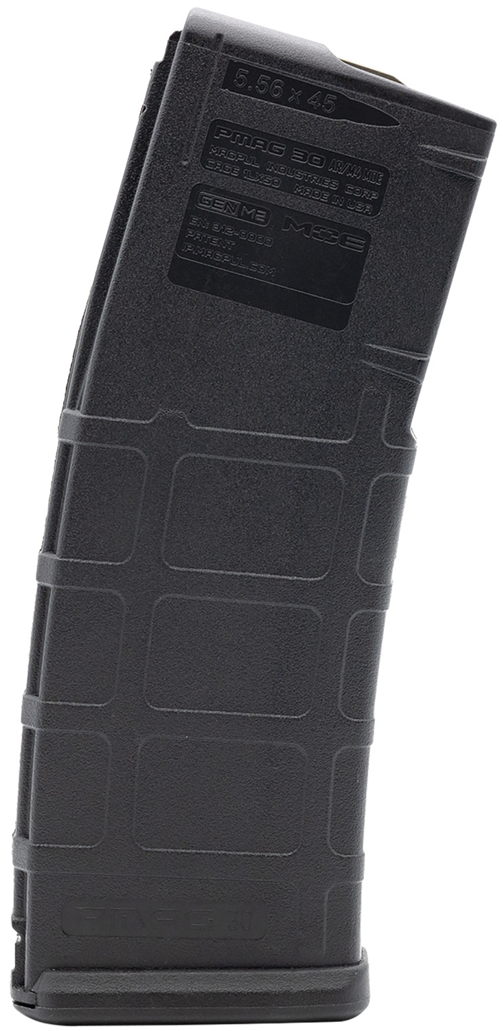 5.56/223 - Magpul 30rd MAG571BLK PMAG GEN M2 MOE Black Detachable 223 Rem/5.56x45mm NATO for AR-15/M16/M4