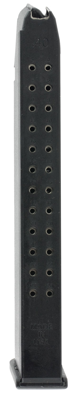 ProMag GLKA13 Standard  25rd 40 S&amp;W Compatible w/Glock 22/23/27 Black DuPont Zytel Polymer